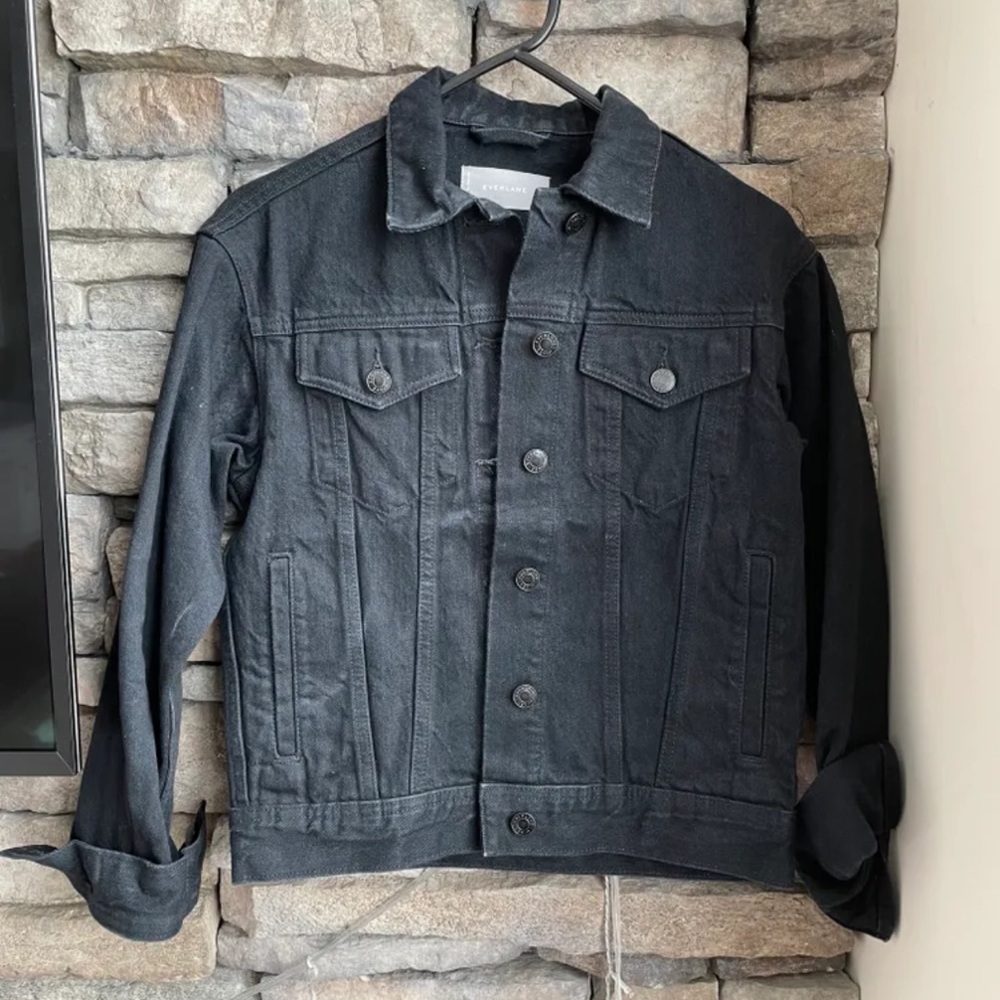 Everlane black denim jacket